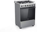 Midea 60x60 Cooker 3 Gas + 1 Electric Oven – 60E3G1H4F-BK Freestanding Cooker
