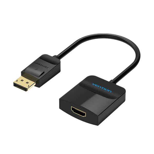 Vention Mini DisplayPort to HDMI Converter (0.15m) – HBGBB High-Speed 1080p Adapter for PC, Laptop &amp; Monitor