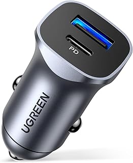 UGREEN EC701 63W 2-Port Fast Car Charger UG-35023 – Quick Charging USB-C & USB-A Adapter for Cars