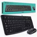 Logitech MK120 Keyboard and Mouse Combo – Wired USB Keyboard &amp; Mouse for PC, Laptop &amp; Desktop