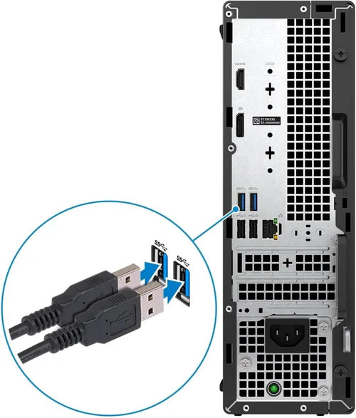 Dell OptiPlex 3000 SFF Desktop - Intel Core i3-12100 12th Gen, 8GB RAM, 256GB SSD, Ubuntu (OPT-3000-20-SFF-UB)