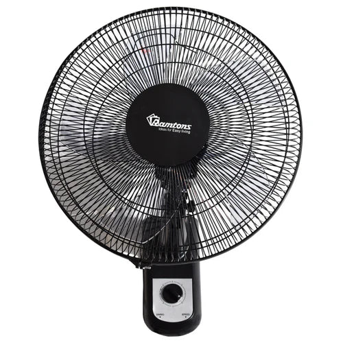 Ramtons RM/683 16" Wall Fan – 3 Speed Oscillating Fan (No Remote)