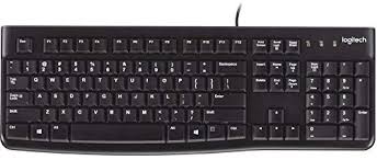 Logitech K120 Wired Keyboard – Durable USB Keyboard for PC, Laptop &amp; Desktop