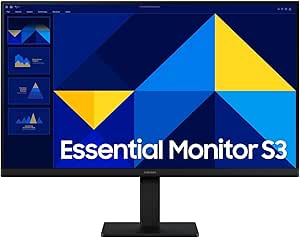 Samsung LS22D300GAMXUE 22" Essential LED Monitor - Full HD 1080p, 60Hz, HDMI &amp; VGA, Slim Design