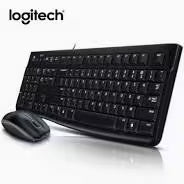 Logitech MK220 Wireless Keyboard and Mouse Combo – Compact USB Keyboard &amp; Mouse Set for PC &amp; Laptop