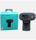 Logitech C270 HD 720p Webcam – High-Definition Video for Desktop &amp; Laptop, Built-In Microphone